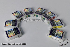 Epson Stylus Photo R2000 перезаправляемые картриджи ПЗК